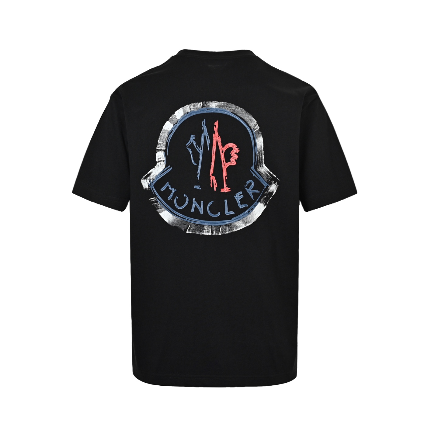 Moncler 25ss inkjet logo print short sleeves