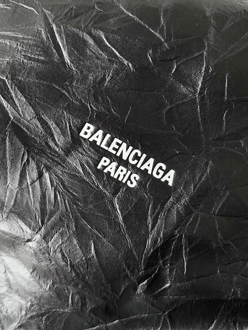 Balenciaga Crush Trash Clutch Large