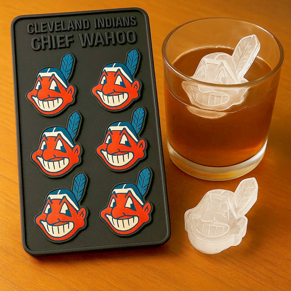 Cleveland Indians Chief Wahoo Ice Cube Silicone Mold