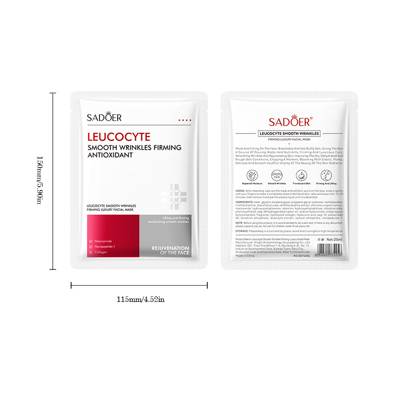 White Blood Cell Wrinkle-Smoothing Luxury Mask Moisturizing Brightening Firming Mask