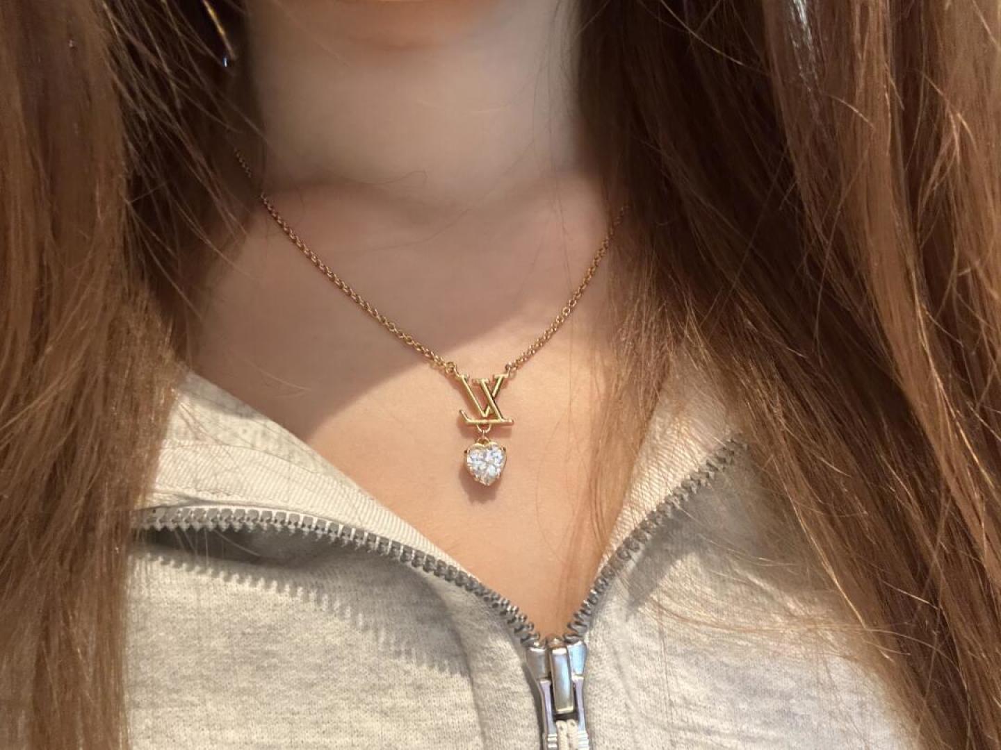 Louis Vuitton Heart Necklace