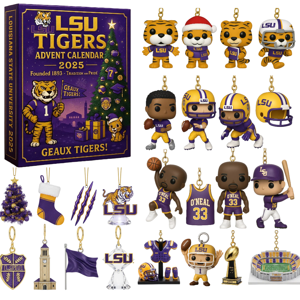 💜💛 LSU Tigers Advent Calendar 2025