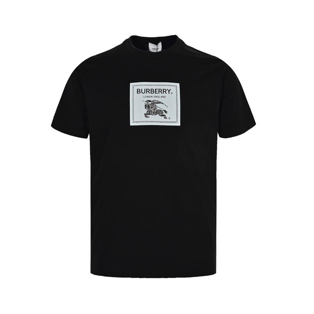 Burberry 23ss warhorse print logo short sleeve