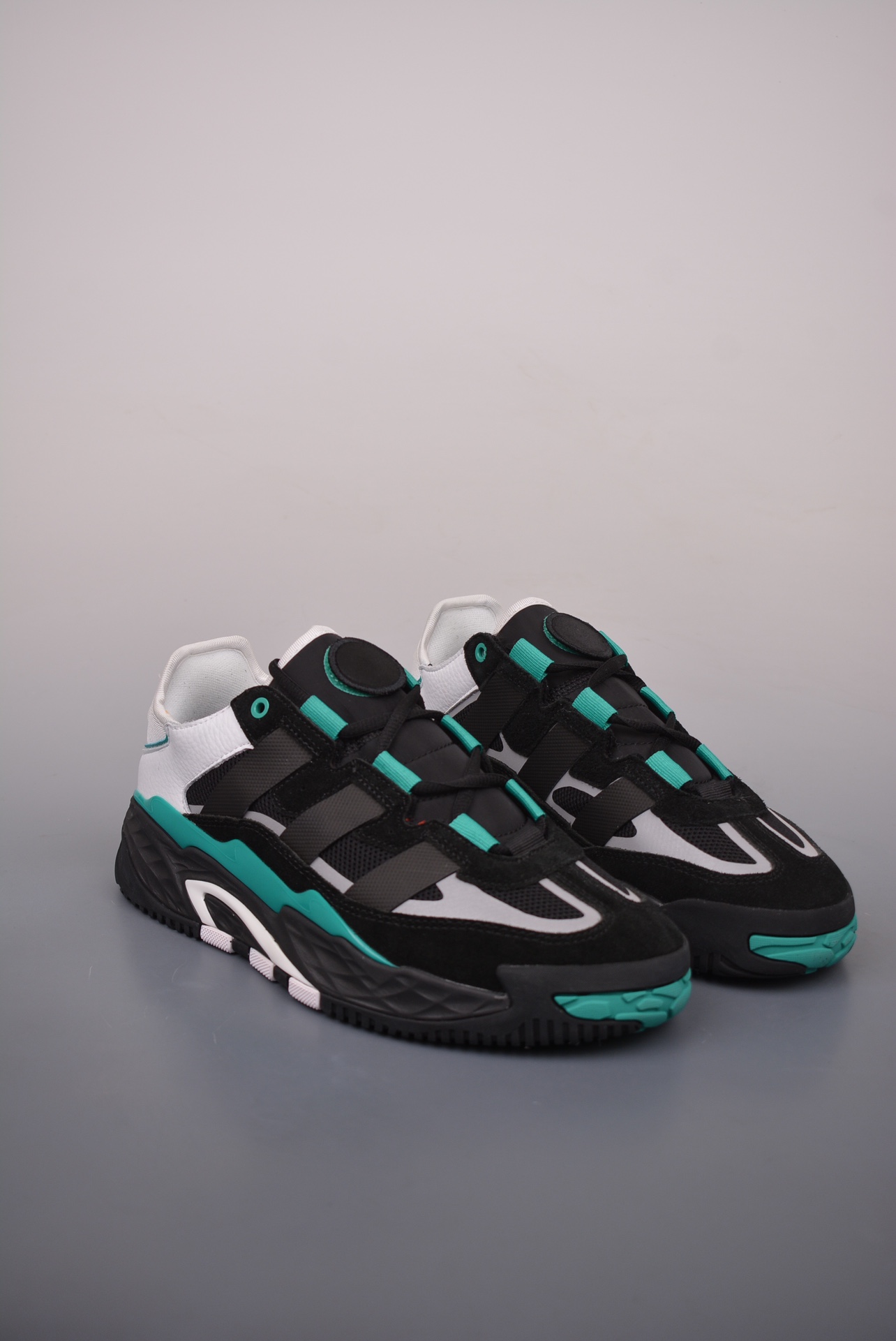 Adidas Originals Niteball White Gray Navy Volt FW2477