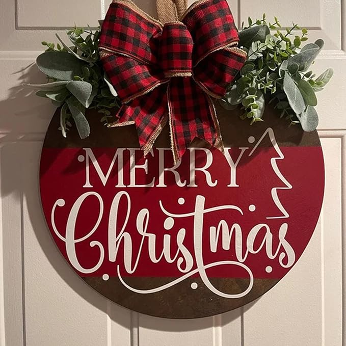 💐💐Christmas Front Door Wreath Decoration