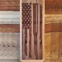 2nd Amendment wooden box