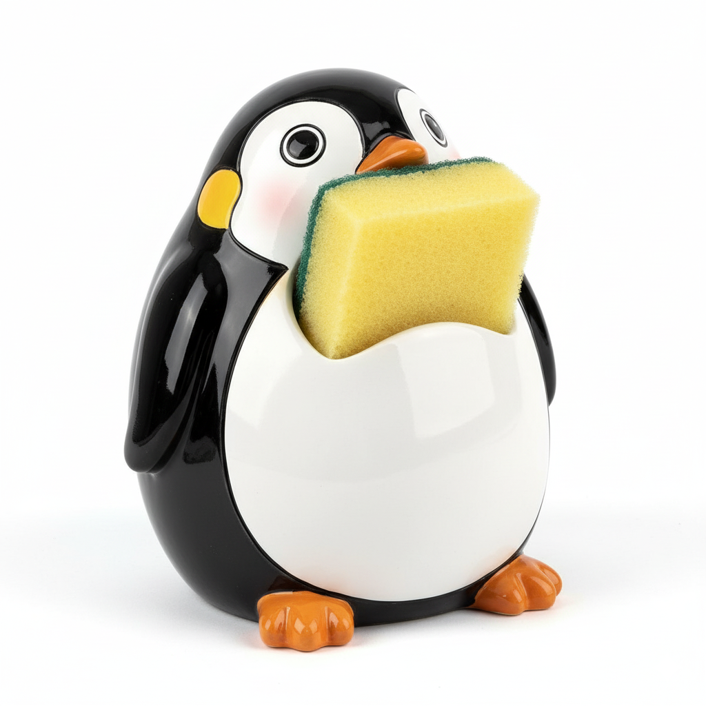 🐸✨Frog-shaped sponge rack: Adding fun and practicality to the kitchen