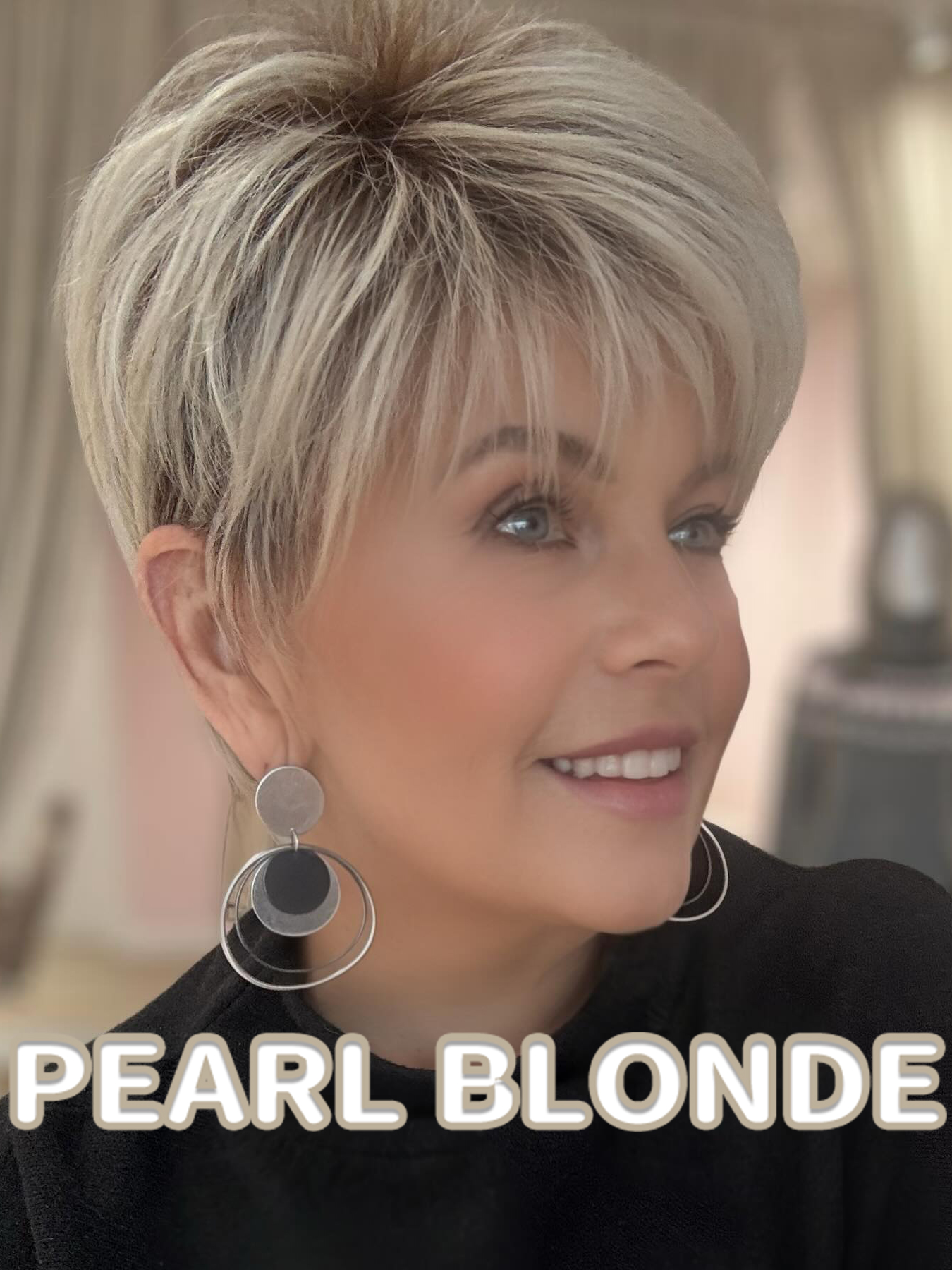 Feathered Pixie Wig With Tapered Cut