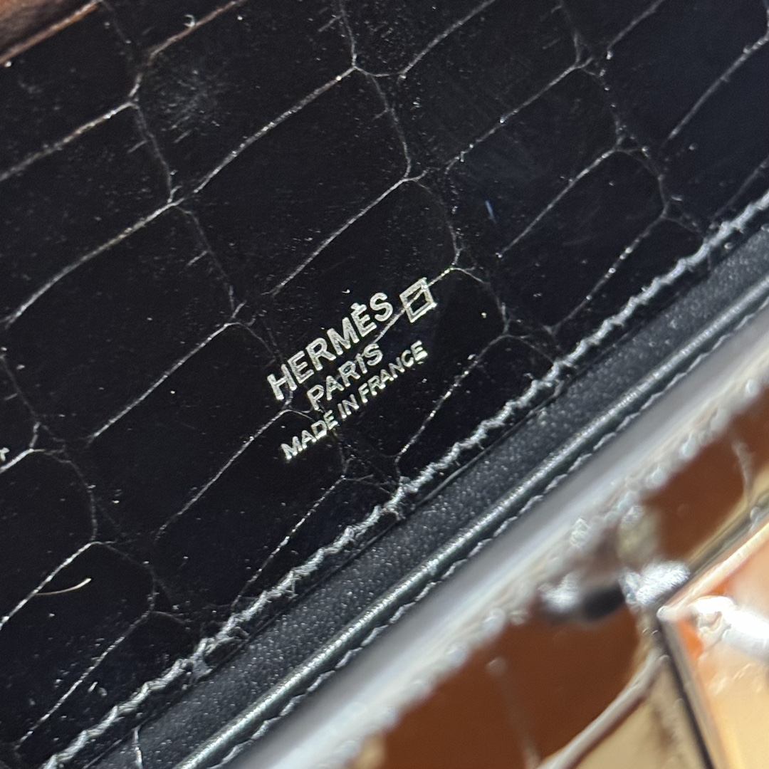Hermes kelly mini1 89Noir (handmade to order)