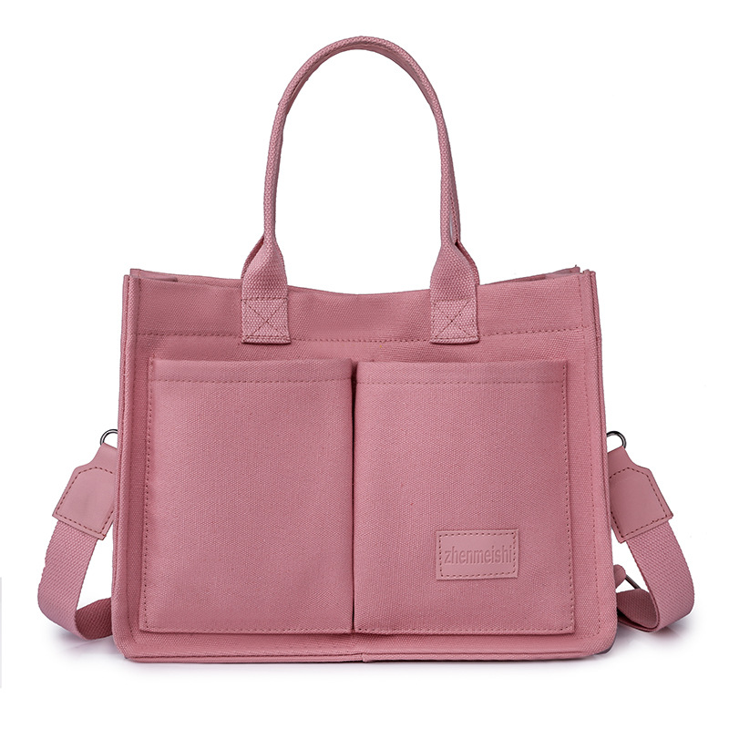 💖VALENTINE'S DAY SALE🔥Canvas Tote Bag Waterproof Nylon Multi Pocket Shoulder Bags Laptop Work Bag