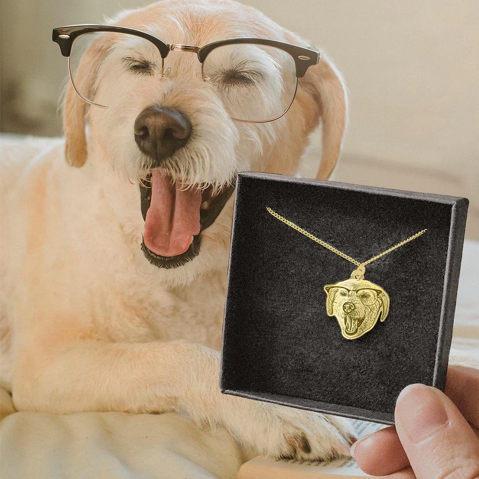Personalized Custom Pet Photos Keychain Or Necklace