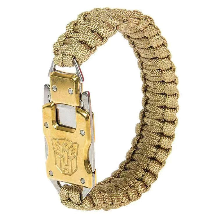 Outdoor Survival Paracord Bracelet Knife