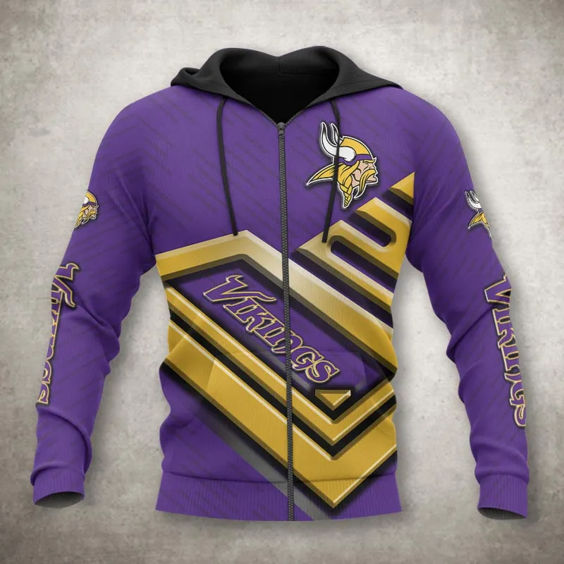 MINNESOTA VIKINGS 3D HOODIE DK4392