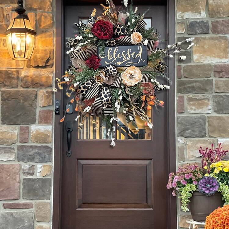 Autumn Sale🎃Fall Cheetah Wreath-Year Round Wreath (48% Discount)