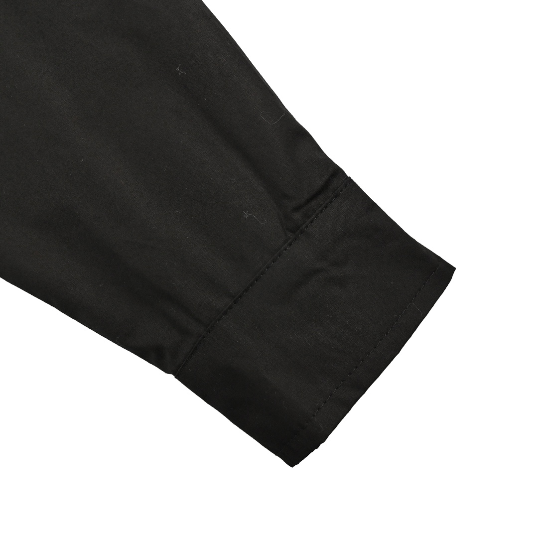 Loewe 24Fw leather patch pocket shirt