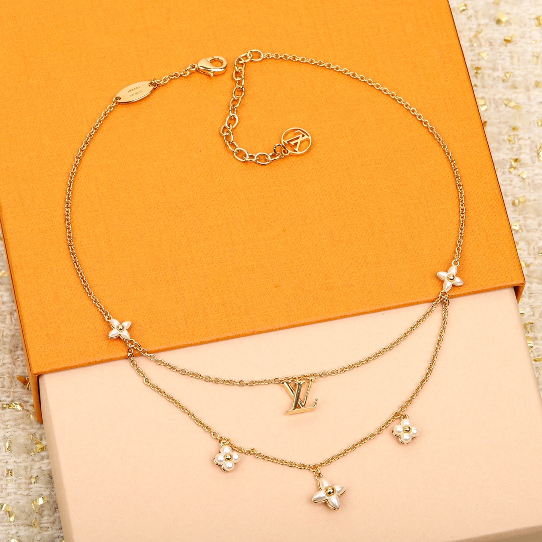 Louis Vuitton Double Chain Necklace