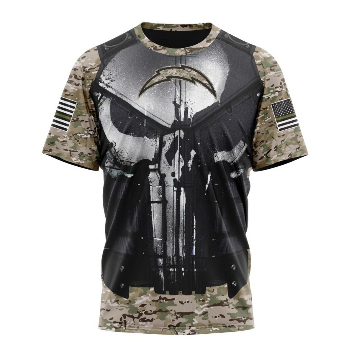 LOS ANGELES CHARGERS 3D HOODIE SPECIAL VETERAN KITS