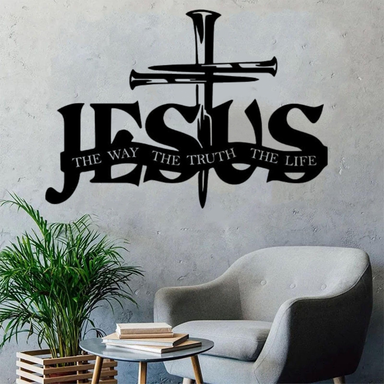 🔥Super Sale - 49% OFF🔥Jesus & Cross Design Wall Art (20 x 14 inches)