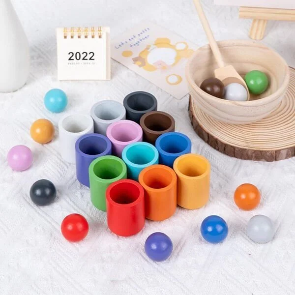🔥🔥🔥Children's early education educational color recognition classification cup---win at the starting line
