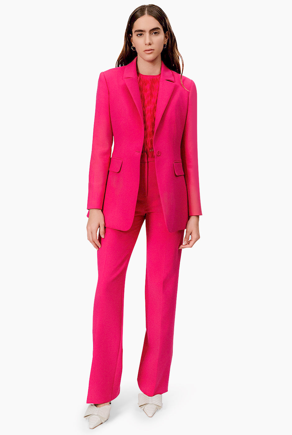 Saco fucsia de cruce sencillo