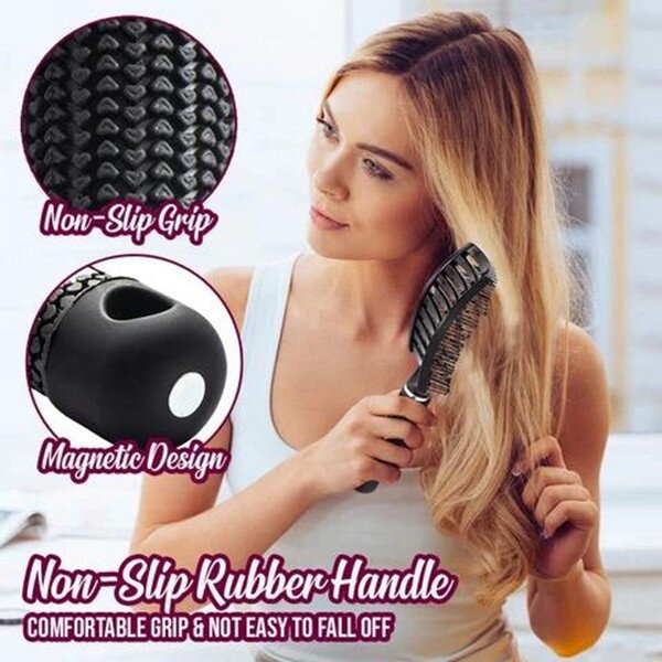 (Mother's Day HOT SALE-50% OFF) Detangler Bristle Nylon Hairbrush -Buy 2 Get Extra 10% OFF
