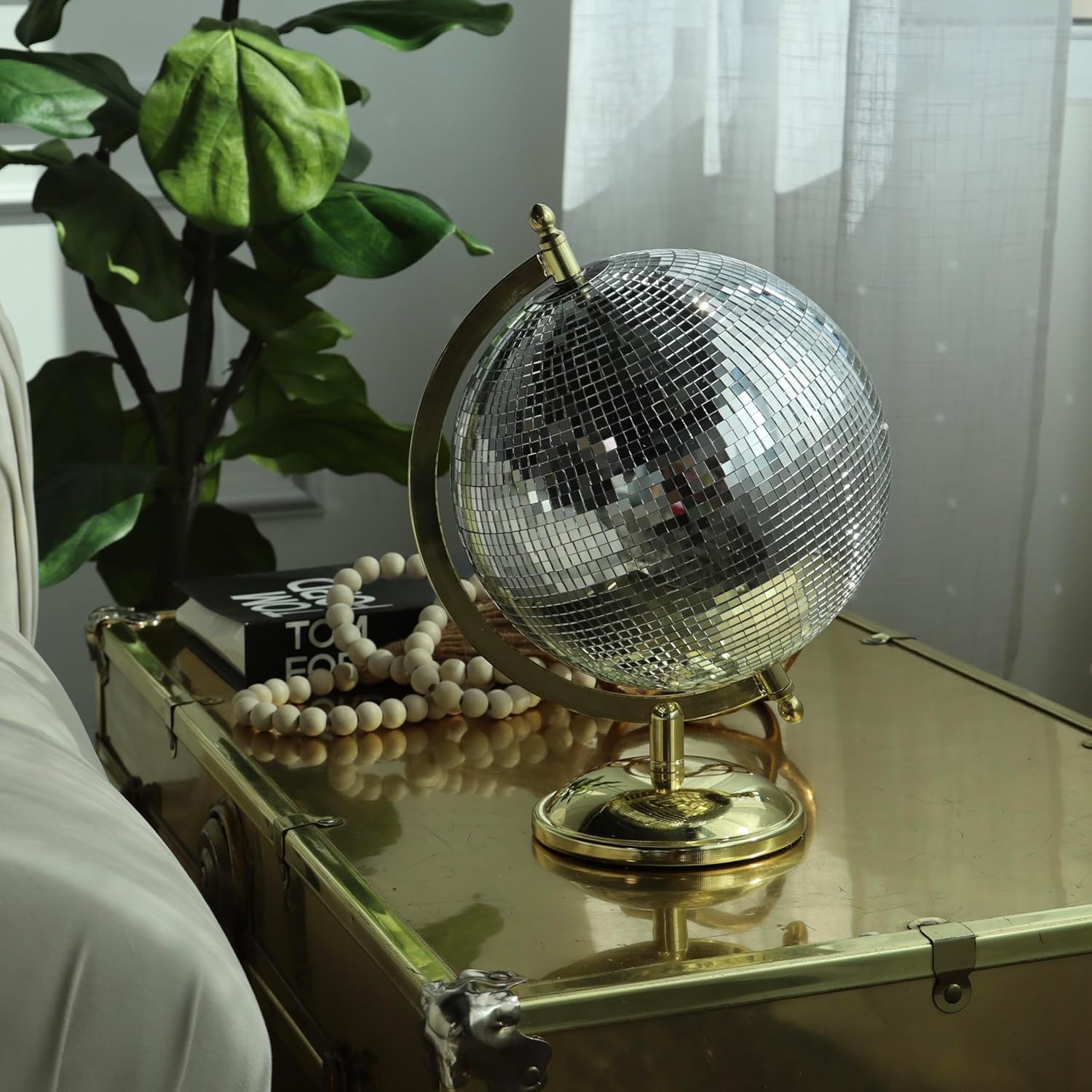 🔥ON SALE🔥Disco Ball Globe Home Decor Statues