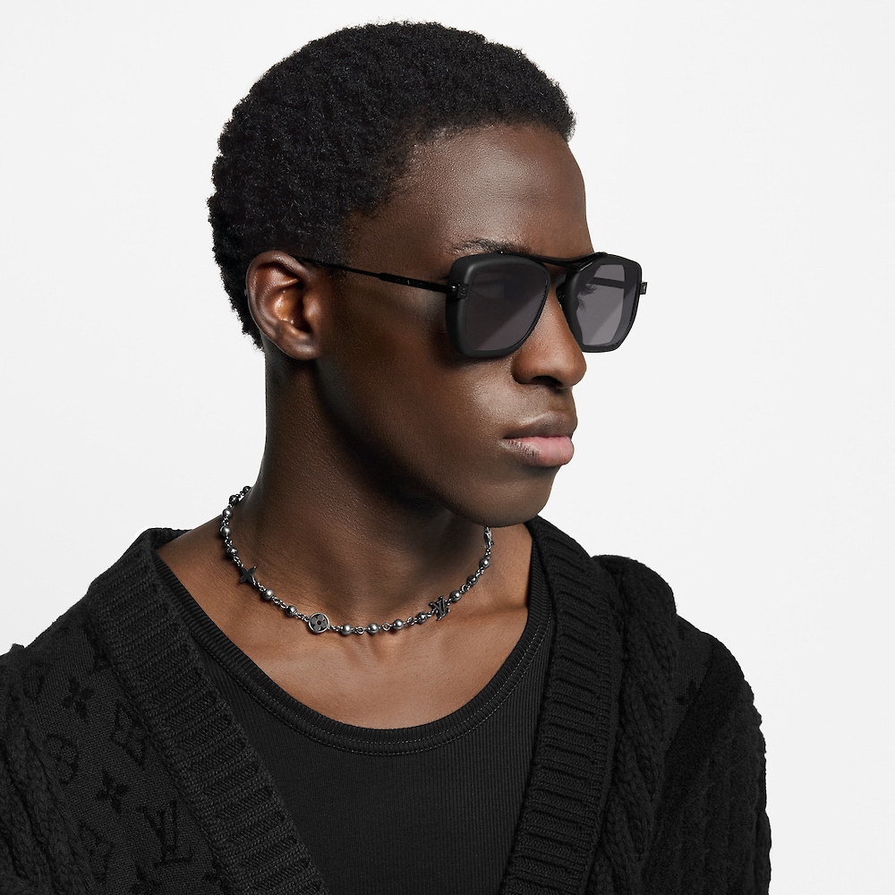 Louis Vuitton LV FLIGHT METAL SQUARE Sunglasses Z2696U