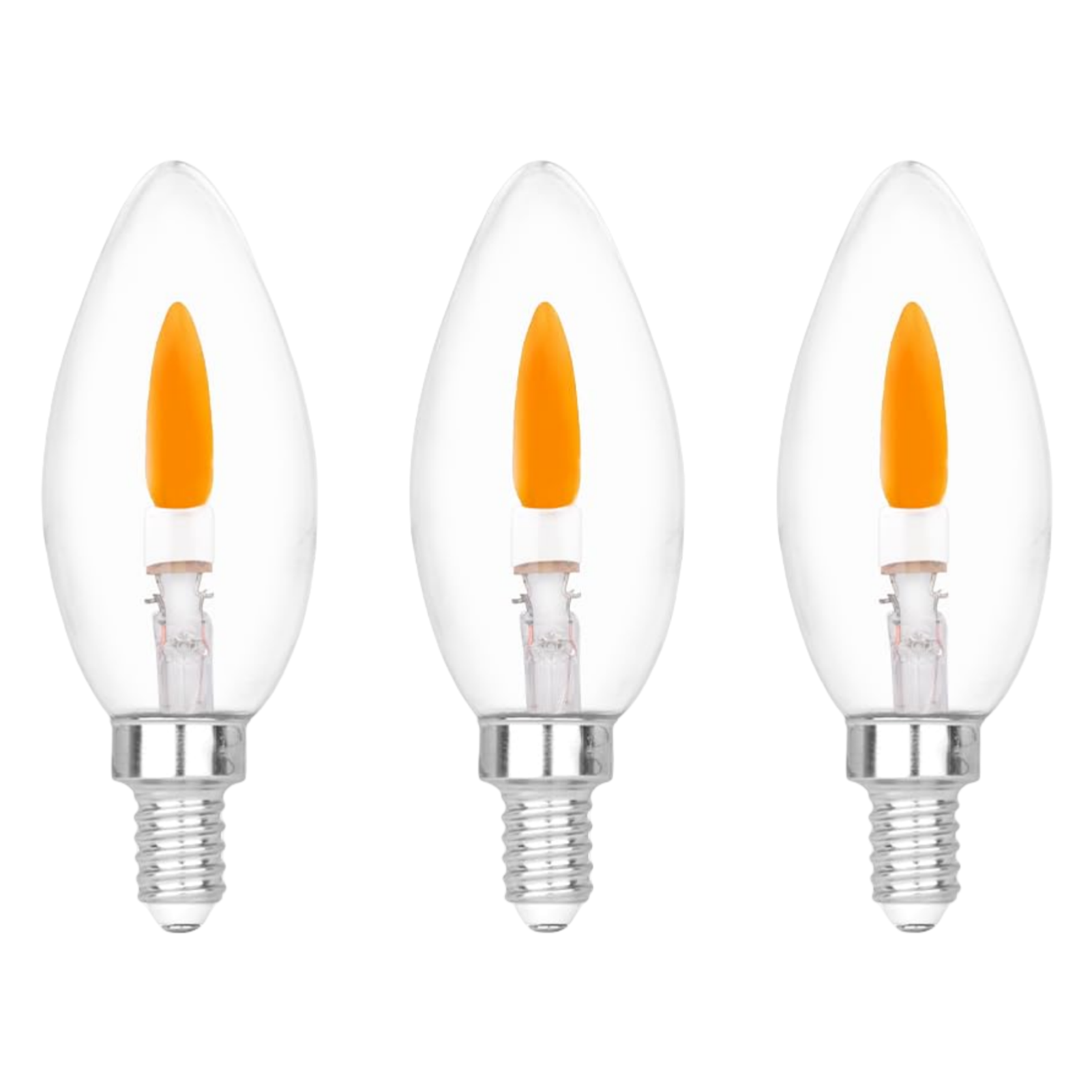 💥ON SALE💥3-Pack Flame Tip Flicker Candle Bulbs ✨🕯️💡
