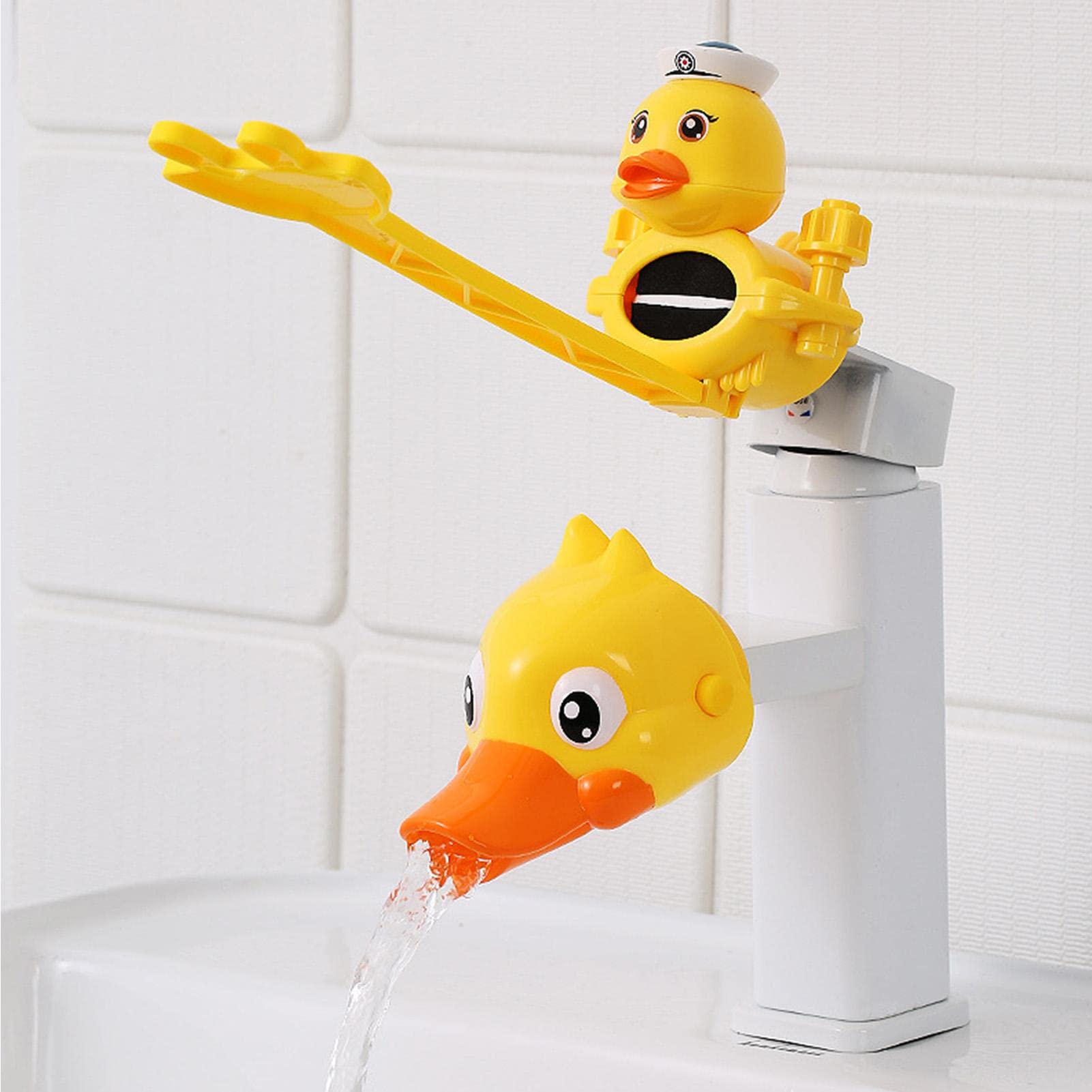 Cute little yellow duck faucet extender