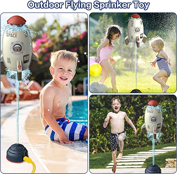 🔥Last Day Promotion-[SAVE 65% OFF]--2023 Summer Toy--Launch Water Rocket Outdoor Sprinkler Toy--BUY 2 GET FREE SHIPPING
