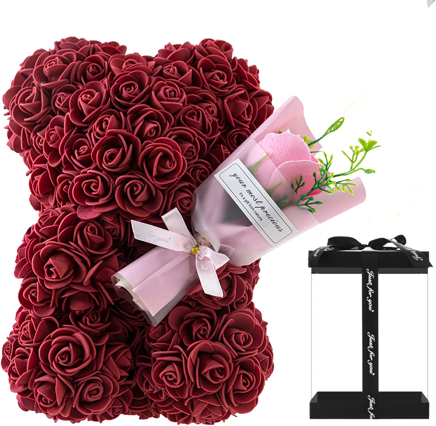 Valentine's Day Rose Bear Gift🐻🌹(For Your Favorite Woman)