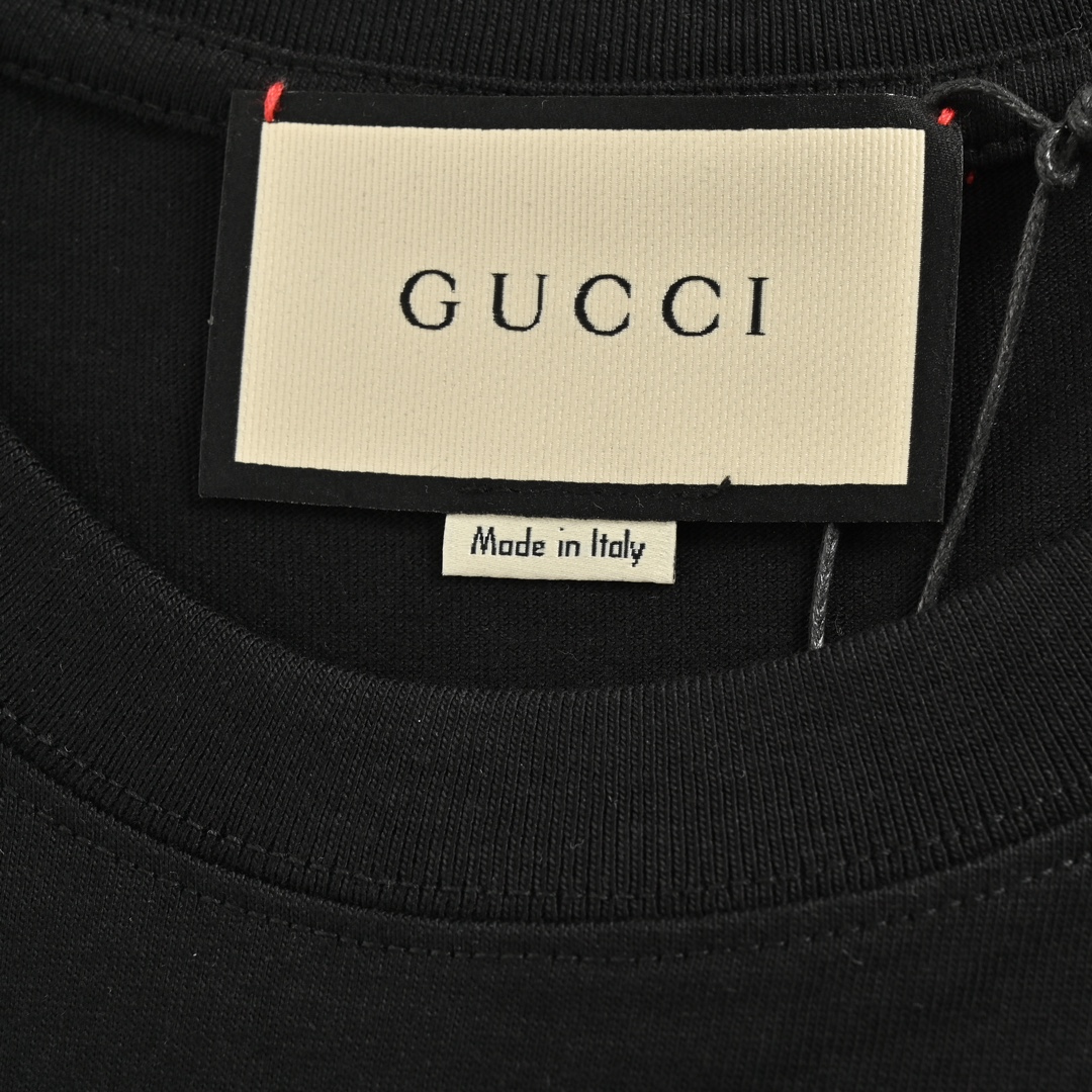 Gucci 24ss Dragon Year Series Cartoon Print Short Sleeve