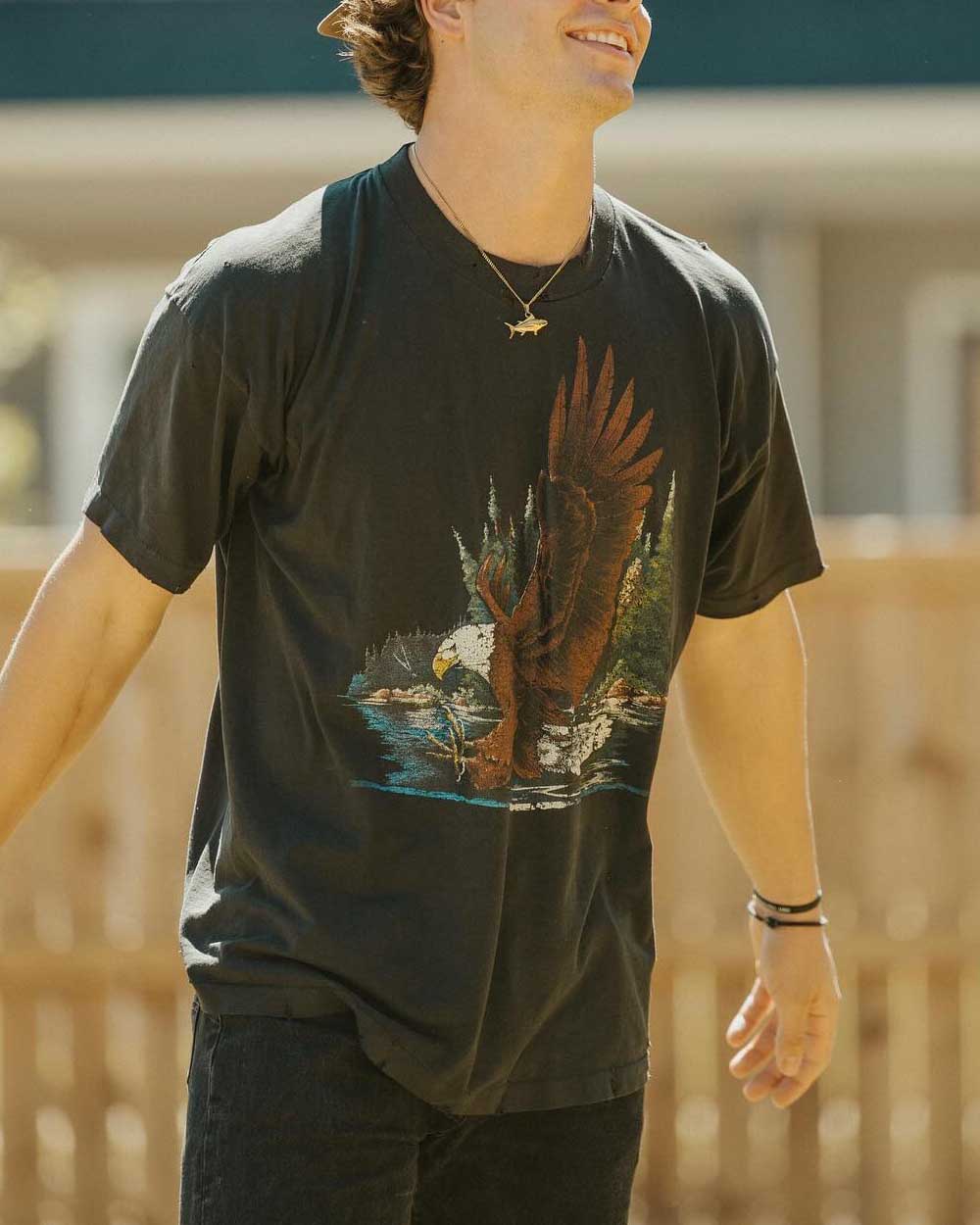 Men's Casual Western Print Short Sleeve