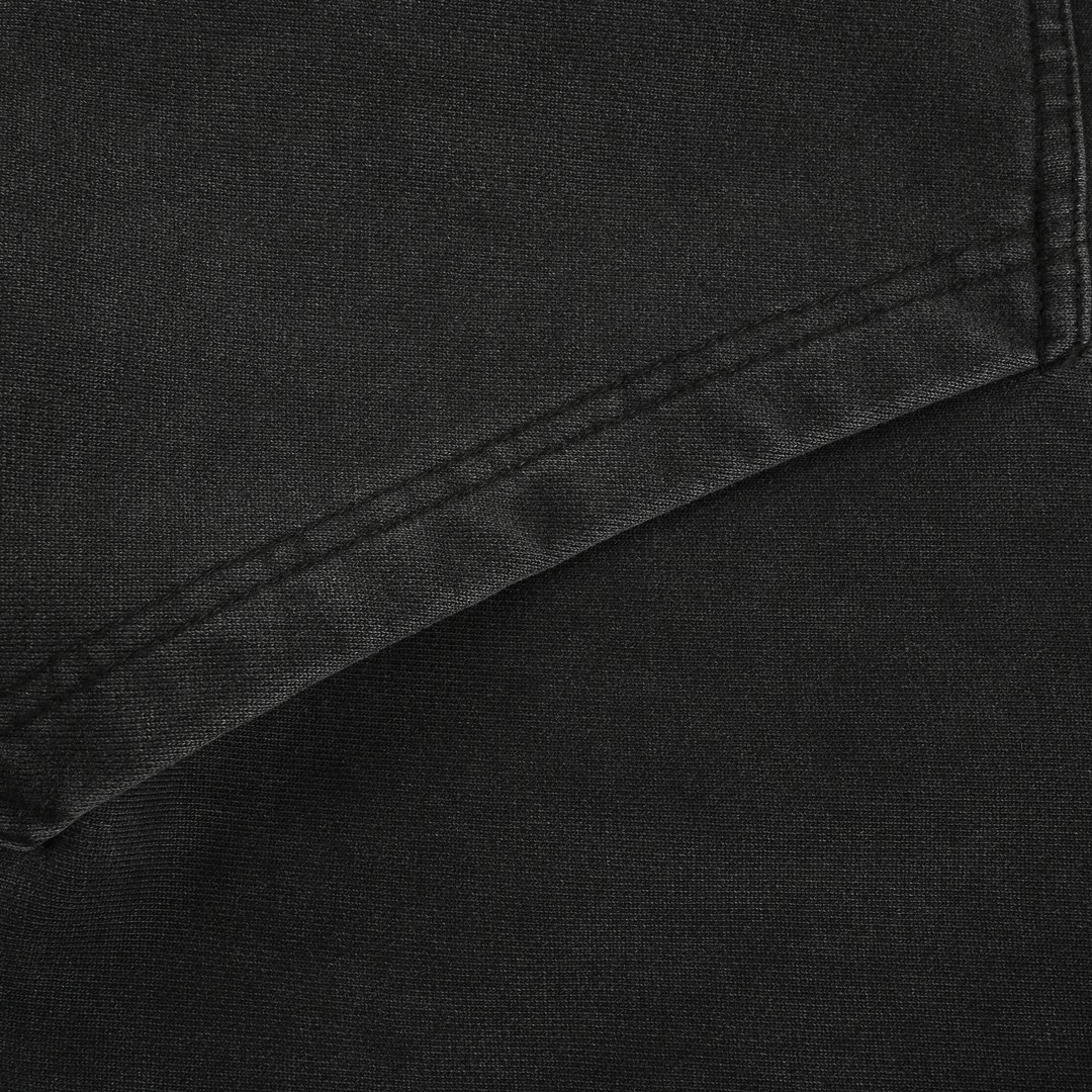 Balenciaga 24Fw wheat ear and iron tower embroidered washed zipper jacket