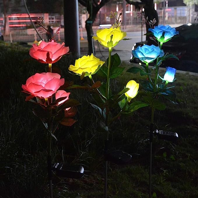 🔥Mother's Day Early Sale-[SAVE 50% OFF]--ARTIFICIAL ROSE SOLAR GARDEN STAKE LIGHTS--BUY 3 GET 10% OFF & FREE SHIPPING