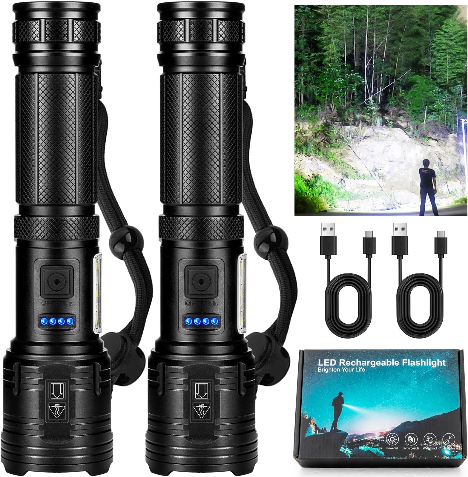 🔥CHRISTMAS ON SALE🔥990,000 Lumens Super Bright Flashlight