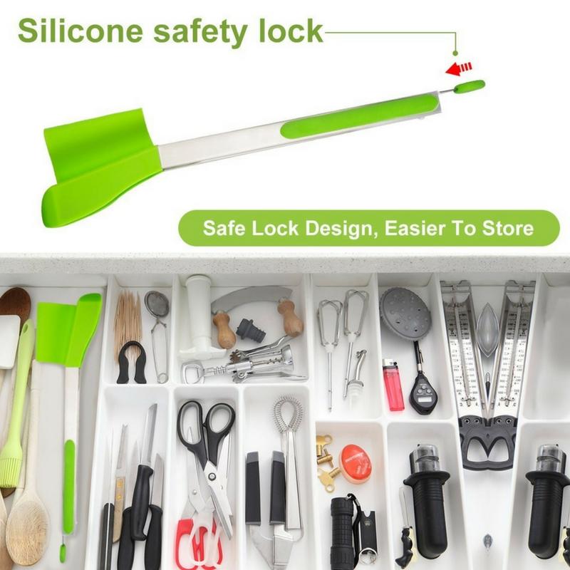 2 In 1 Kitchen Spatula And Tongs