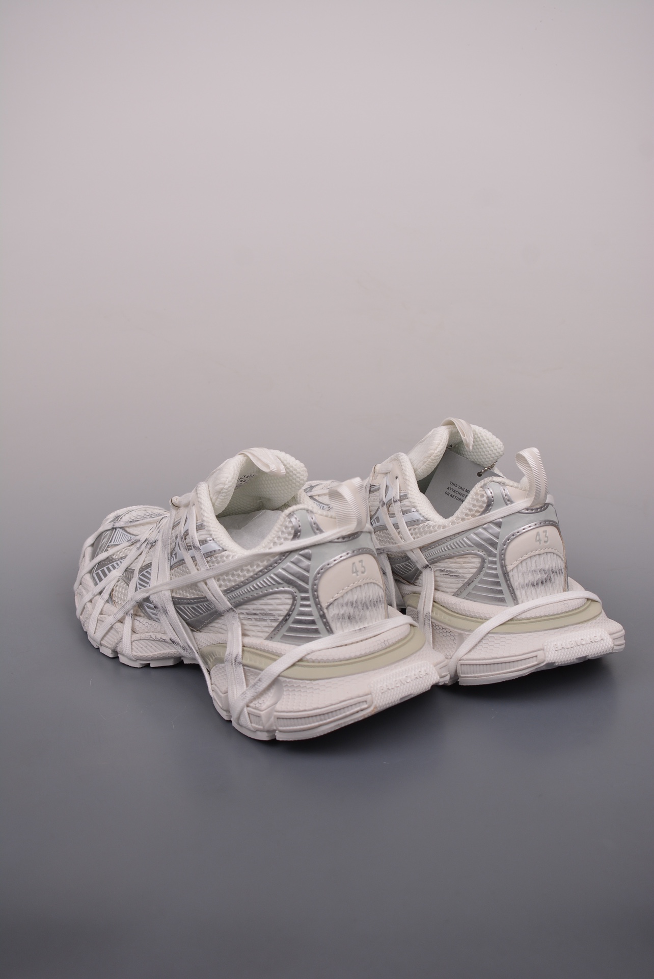 BALENCIAGA 3XL Extreme Lace Sneakers White