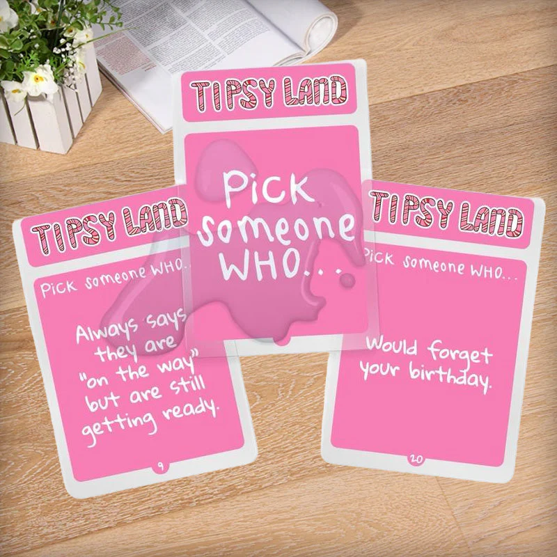 On Sale🔥Tipsy Land Bachelorette Party Game - Fun Drinking Game for Friends