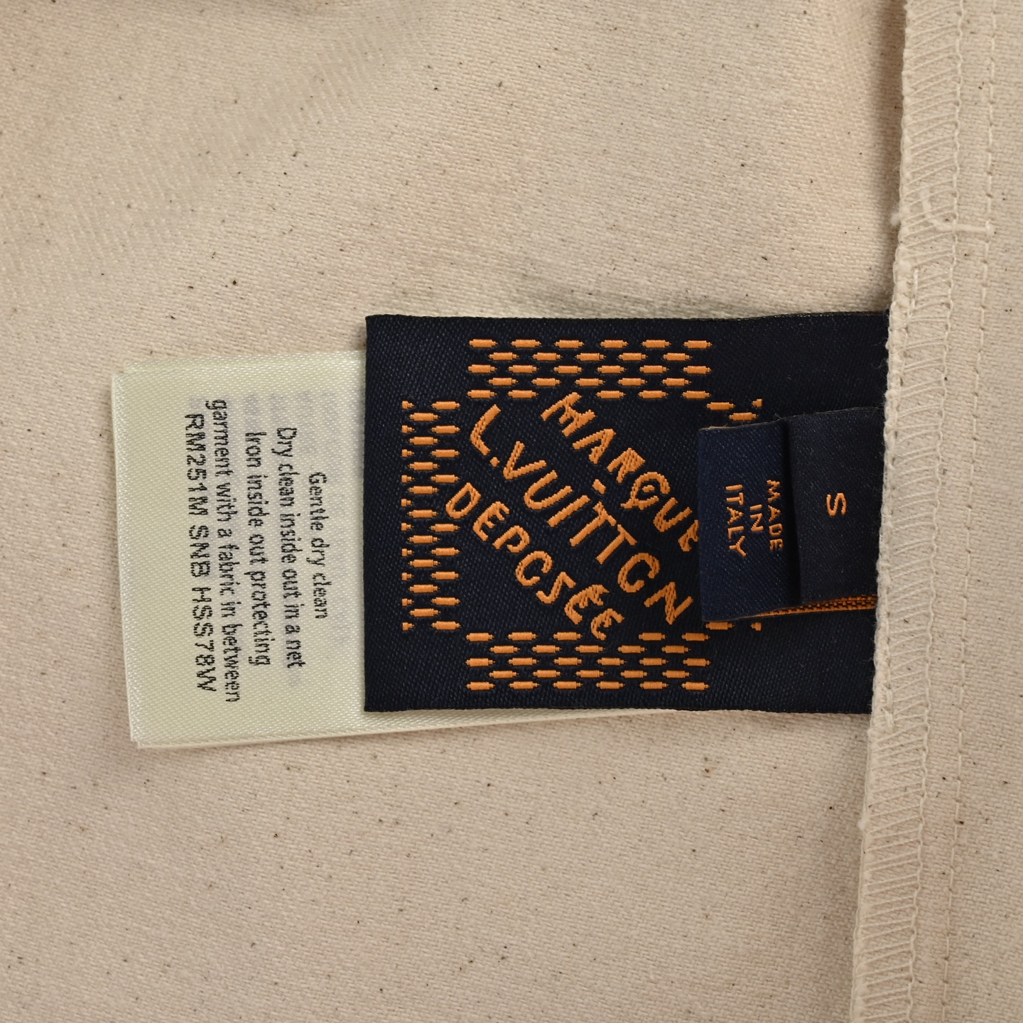 Louis Vuitton 25ss logo denim short sleeve shirt