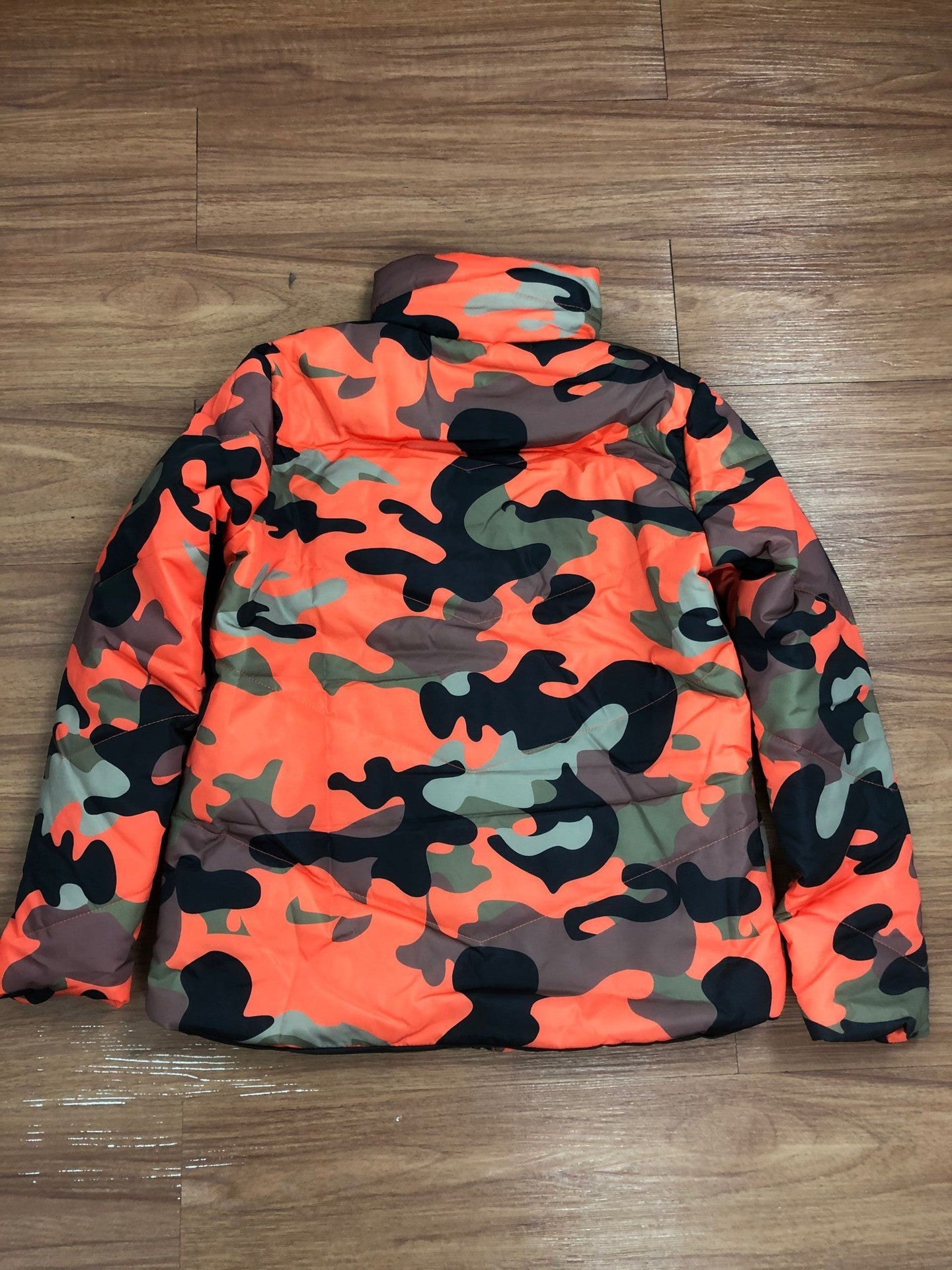 Women Clothing Wearable Colorful Camouflage Printing Dyeing Bread Coat down Jacket Cotton Padded Jacket