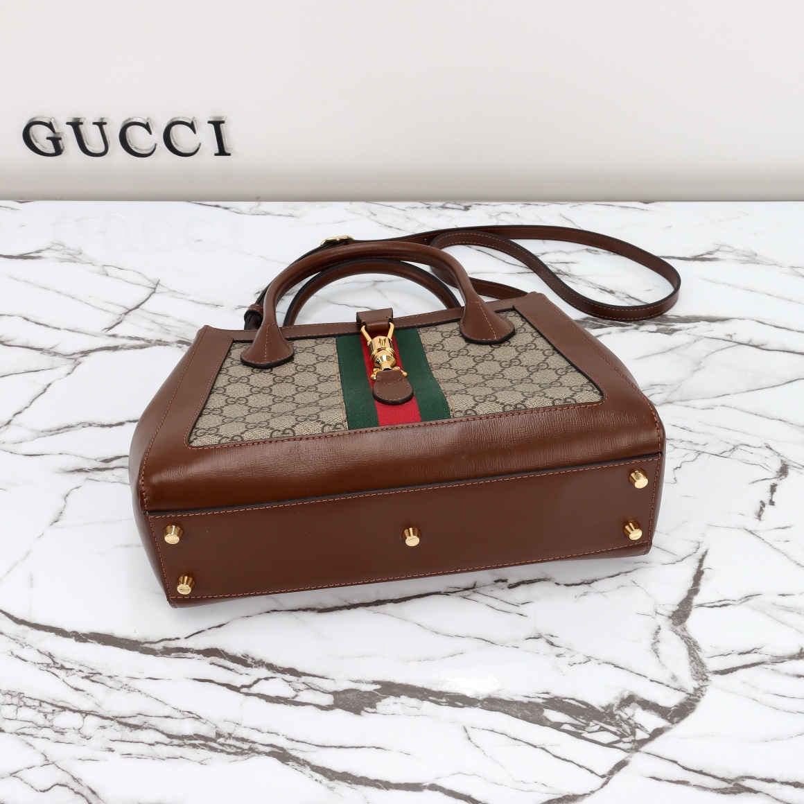 Gucci push lock medium tote bag 649016 HUHHG 8565