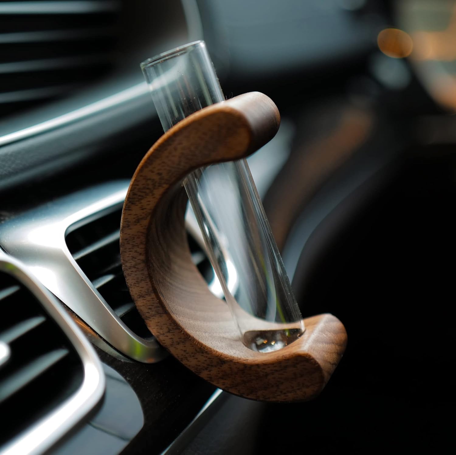 🔥On Sale🔥Solid Wooden Car Air Vent Flower Vase Clip