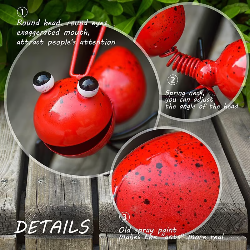 🔥ON SALE - 45% OFF🔥Creative Metal Ants Garden Decor-10*8*10cm(size)