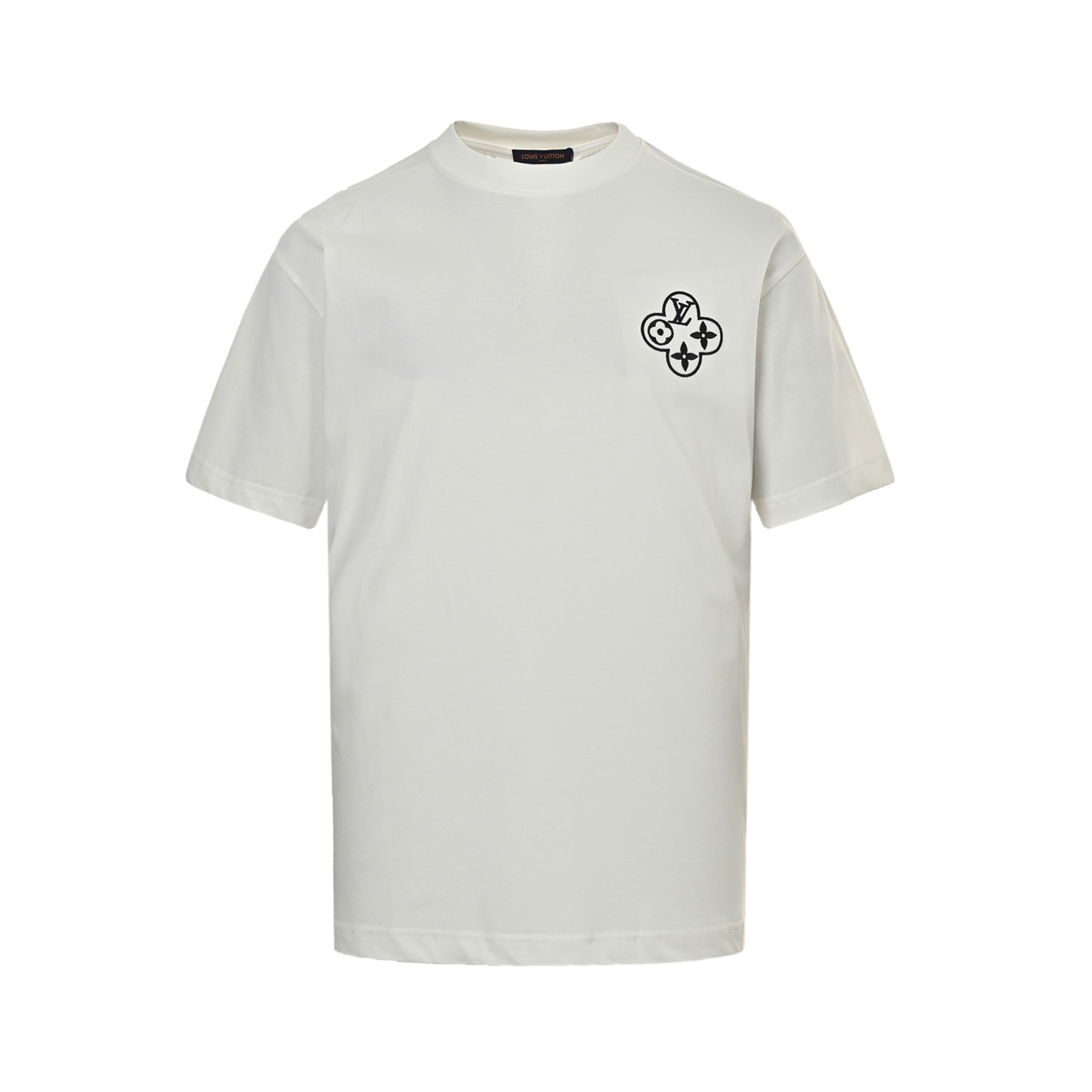 Louis Vuitton 25ss short sleeve with chain back and circle embroidery