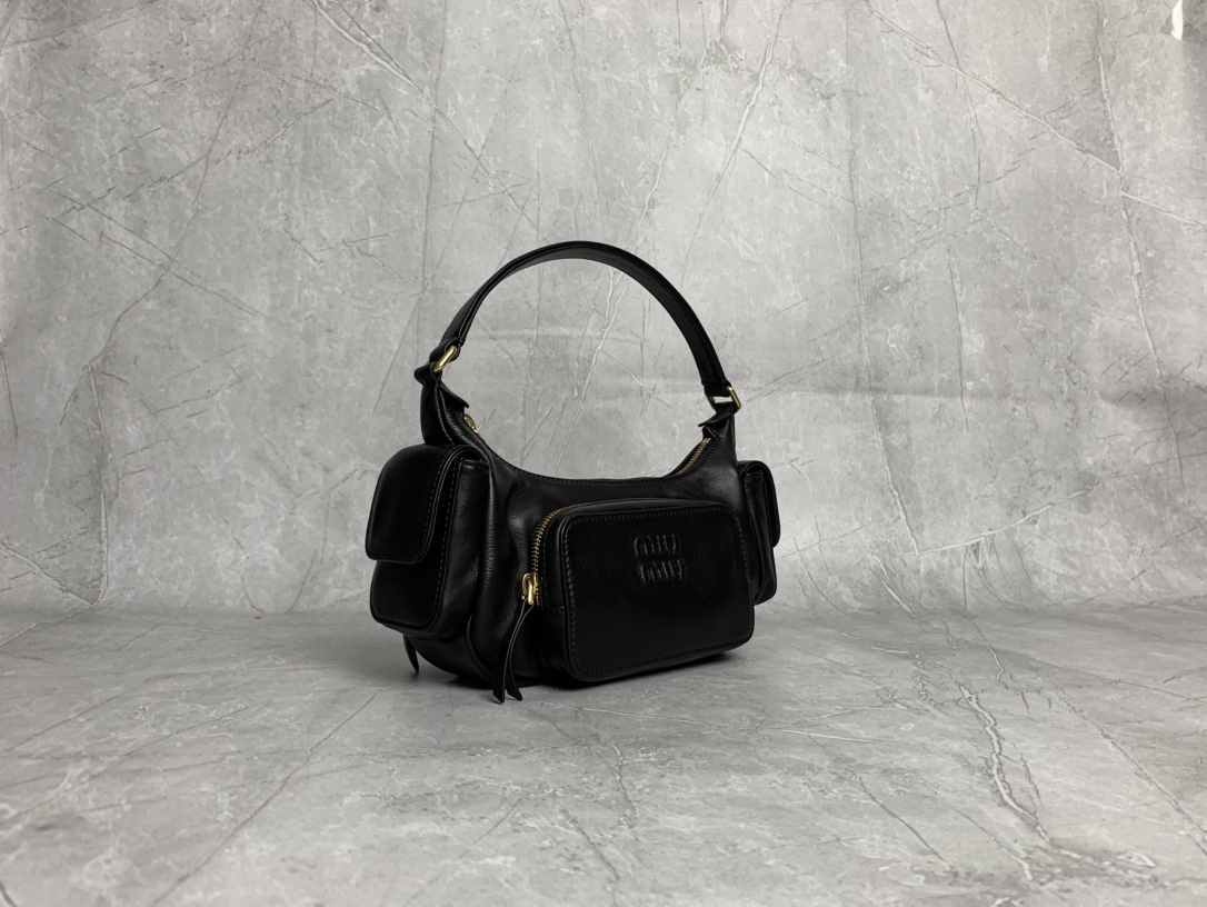 Miu Miu Multi-Pocket Biker Bag