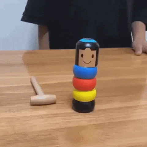 (🔥Last Day Promotion-SAVE 50% OFF)Unbreakable Wooden Man Magic Toy-BUY 2 GET 1 FREE!