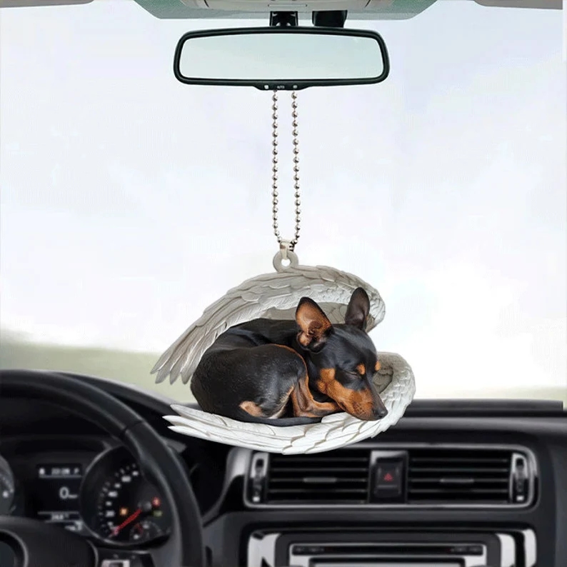 Dog Sleeping Angel Ornament | Dog Lovers Gift