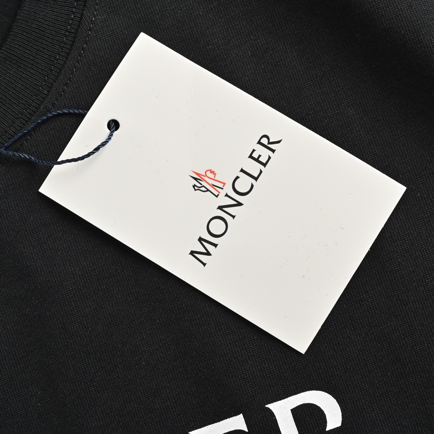 Moncler 25ss cut letter print short sleeves