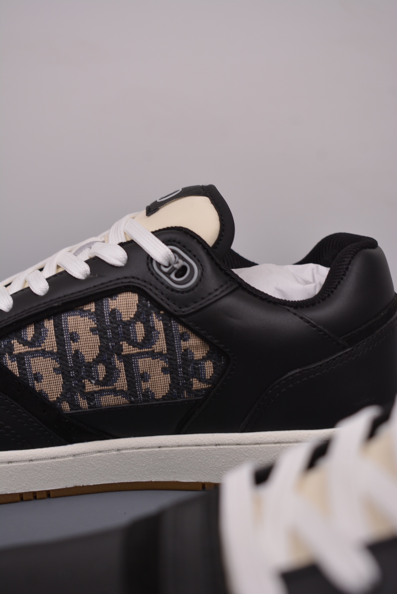 Dior B27 Oblique Galaxy Low Top Sneakers Black